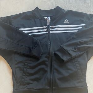 Adidas Black Track Suit Jackr for kids in great condition